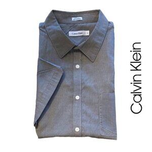 Calvin Klein Houndstooth‎ Check Shirt Size XL